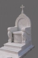 Церковный мраморный стул-6605